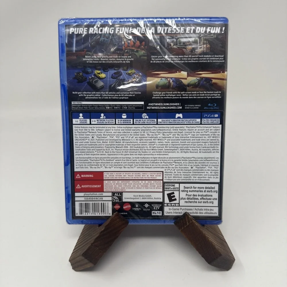 Hot Wheels Unleashed PlayStation 4 Brand New & Factory Sealed Disc Loose In Case